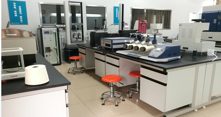 Finished home textile product inspection in the test lab