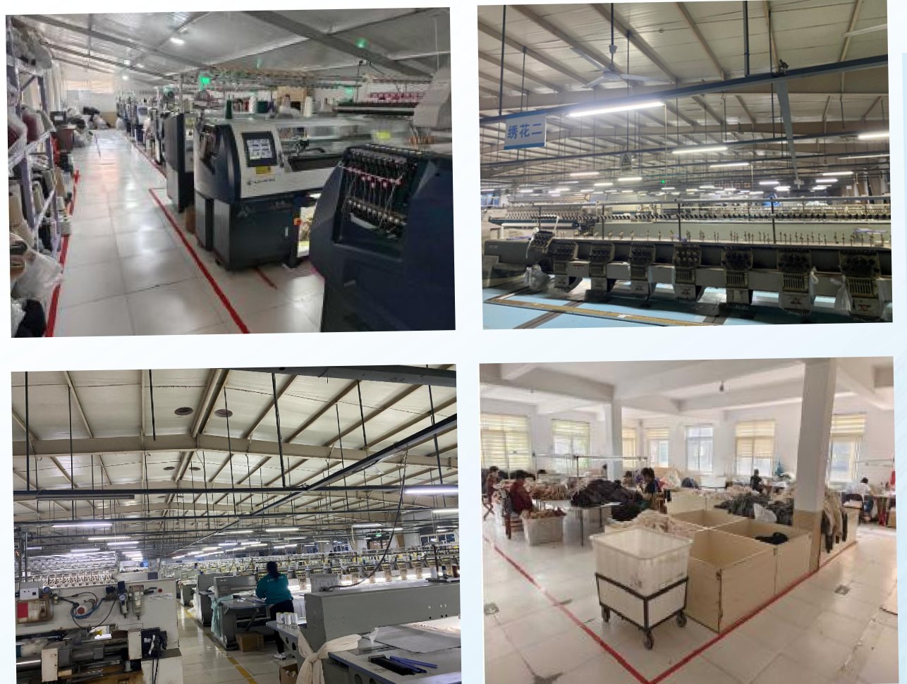 Modern equipment inside the WISH TEXTILE factory
